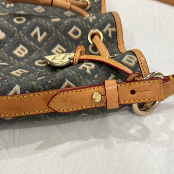 Dooney & Bourke Crossword Cesto Drawstring Shoulder Bag And Coin Purse - Picture 15 of 16